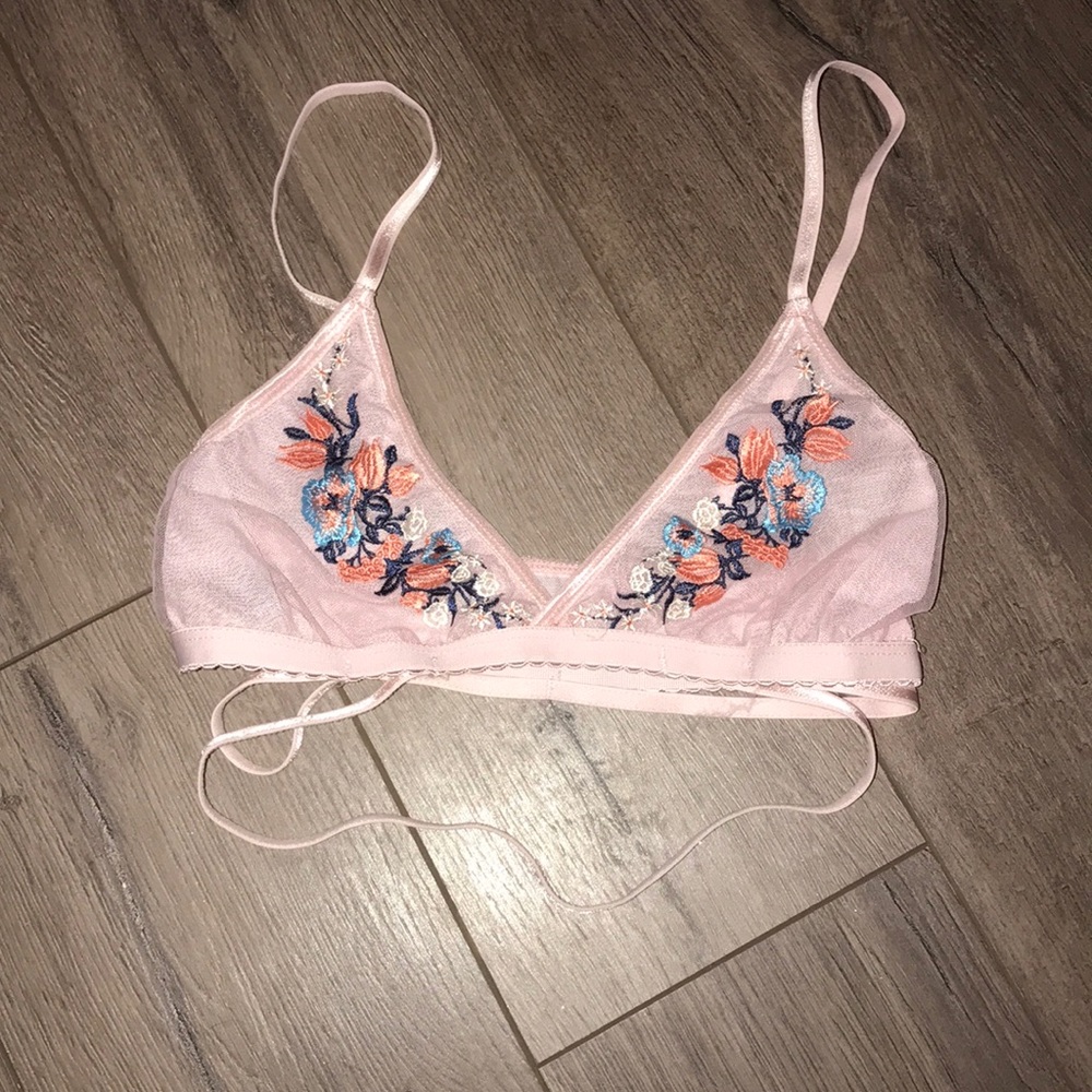 Floral Pink Bralette